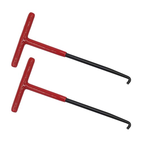 SyiXute 2 Piezas Gancho de Resorte de Escape,Gancho de Resorte para Motocicleta,Tirador de Muelles,T Trampolín Gancho para Scooter,Motocicleta,Ciclomotor (16 * 8,2 cm)