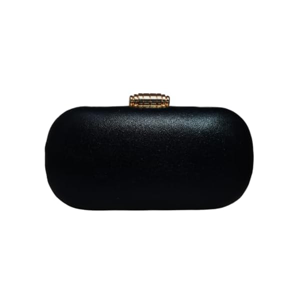 Artklim Shimmery Party Clutch Bag For Women | Wedding Clutch Purse With Detachable Chain Sling Strap - Image 3
