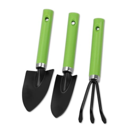 Set mini de jardinería 3 piezas con mango plástico miniatura 2