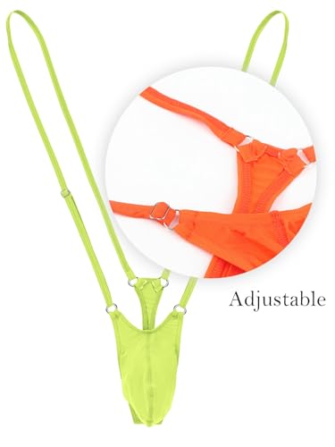 Mens Bodysuit Thongs Underwear, Adjustable Mankini Jumpsuit Underwear for Men, Sexy Stretch Thongs Briefs3