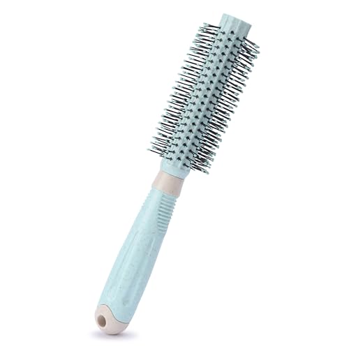 Image of Vented Curved Boar Bristle Round - Detangler & Styling Hair Brush for Men & Women | Hair Volumizer Round Comb for Curly Hair Detangling or Tangle Teezer Hair Brush