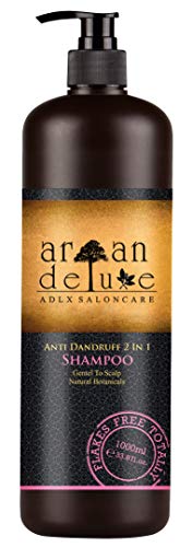 Argan Deluxe Anti-Schuppen Shampoo in Friseur-Qualität 1000 ml - Hilfe gegen Schuppen und juckende Kopfhaut