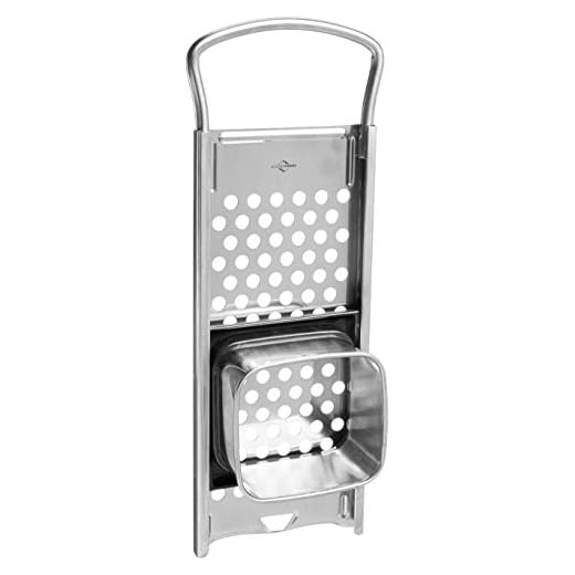 Küchenprofi 18/10 Stainless Steel Spaetzle Plane with Pusher