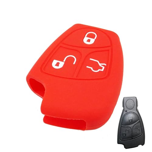 Coque clé compatible Benz AMG 2001 2006 boîtier télécommande auto 3 boutons - 5