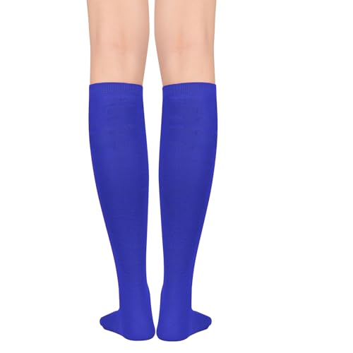 Image of Women's Knee High Socks Long Athletic Thin Thigh High Stocking Outdoor Sport Casual Tube Socks Knee Socks