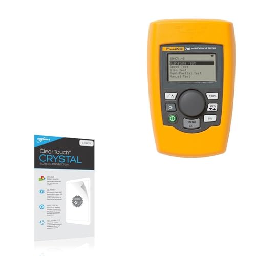 BoxWave Screen Protector Compatible with Fluke 710 mA - ClearTouch Crystal (2-Pack), HD Film Skin - Shields from Scratches