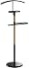 Versa 18790511 Galán De Noche Mueble, Madera y Metal, Negro, 46.5X28.8X112 Cm