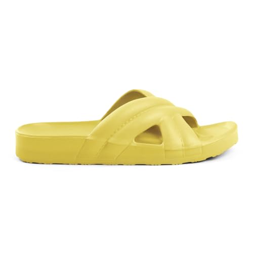Image of SOLETHREADS SCOOP Slides for Women| Stylish | Comfy | Super soft | Ultra-Light | Phylon | Slippers | Flip Flops for Women|CANDY CANE|UK 4