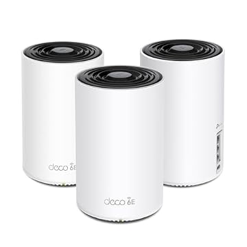 TP-Link Deco XE75 AXE5400 Tri-Band WiFi 6E System, 3-Pack