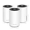 TP-Link Deco XE75 AXE5400 Tri-Band WiFi 6E Mesh System – Wi-Fi de hasta 7200 pies cuadrados, clasificación Engadget mejor malla para la mayoría de las personas, reemplaza el enrutador y extensor WiFi