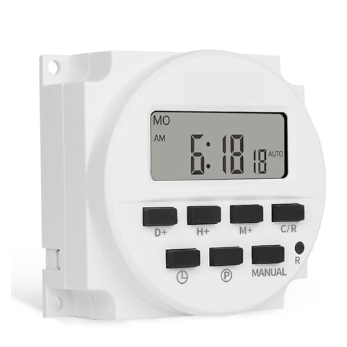 Timer programmable 7 jours TM618H-2 220V avec sortie directe de tension - 3