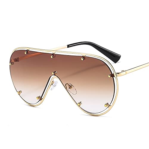 Lunettes de soleil femmes ovales avec verres miroir anti-éblouissement