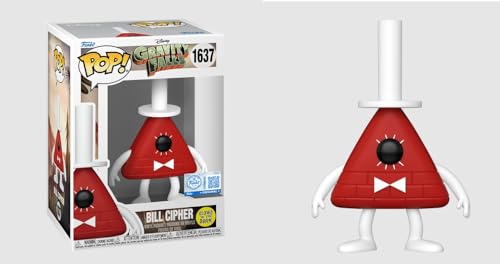 Funko Gravity Falls Bill Cipher Glow in The Dark Pop Exclusive Vinyl Figure 1637