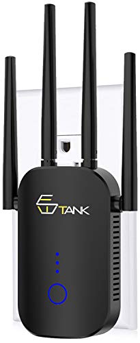 WiFi Range Extender, 300Mbps WiFi Extenders Signal Booster for Home and Office, 2.4G WiFi Repeater Wireless Internet Booster with Ethernet Port, Supports Repeater/Access Point Mode (White) (Orange)
