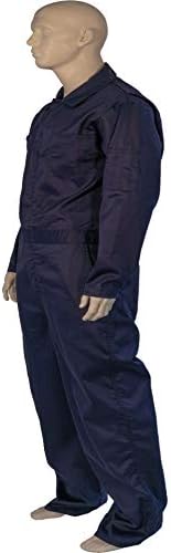 Toledano Industries LARGE FLAME RESISTANT NAVY COVERALLS