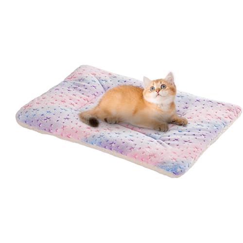 Cuccia per cani per canile, tappetino per letto per cani | cuscino per letto per cani 27,5 x 21,5 pollici inverno | sacco a pelo lavabile per gatti, cuscino per cuccia per cani