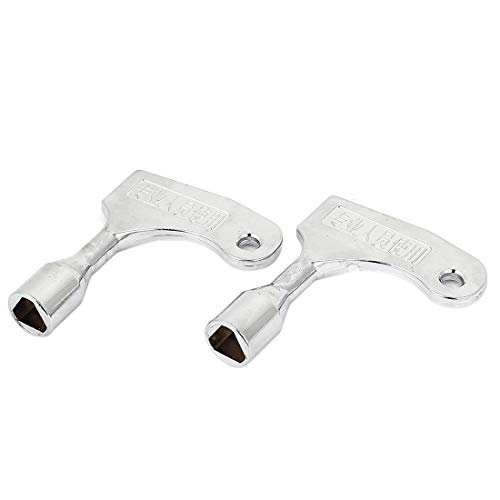 Toogoo® - Lot de 2 clés triangle pour ouverture d’urgence d’ascenseur (pour serrure de 9 mm) Cover