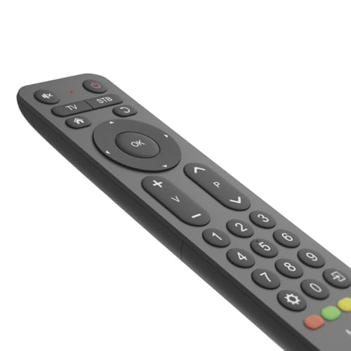 Hama Universalfernbedienung TV, für 2 Geräte, große Tasten, schwarz – Ansicht 5