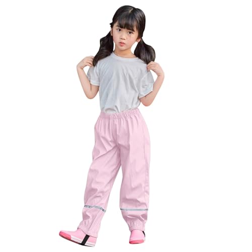 Pantalones de peto transpirables de doble fondo para pantalones de lluvia impermeables pantalones cálidos para bebés niñas niños