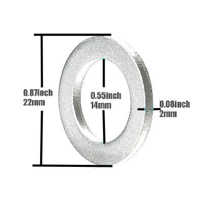 50 PCS 94109-14000 14mm Oil Drain Plug Gasket - Aluminum Crush Washer for Honda Civic Accord, Acura Oil Pan Sump Plug Seal Replacement