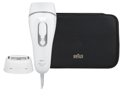 Braun IPL Silk Expert Pro 5 Men's Hair Removal Device, Visible Hair Removal for Men, Designed in Germany, Gillette Razor, Alternative to Laser Hair Removal Man, PL5145, White/Silver