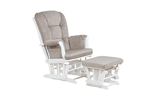 Alice Glider Chair and Ottoman Without Pillow