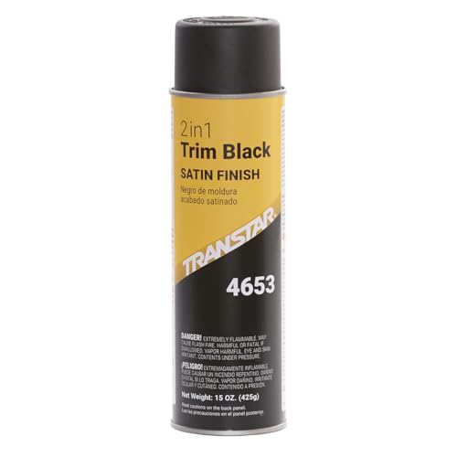 Transtar 4653 Satin Black 2-in-1 Trim Coating - 15 oz.
