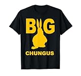 Big Chungus Yellow Shadow Fat Bunny Rabbit T-Shirt