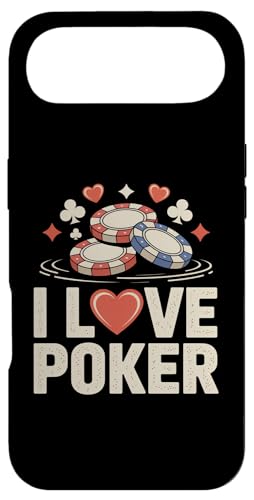 I Love Poker Heart Chip Casino Fun �X�}�z�P�[�X iPhone Air �p