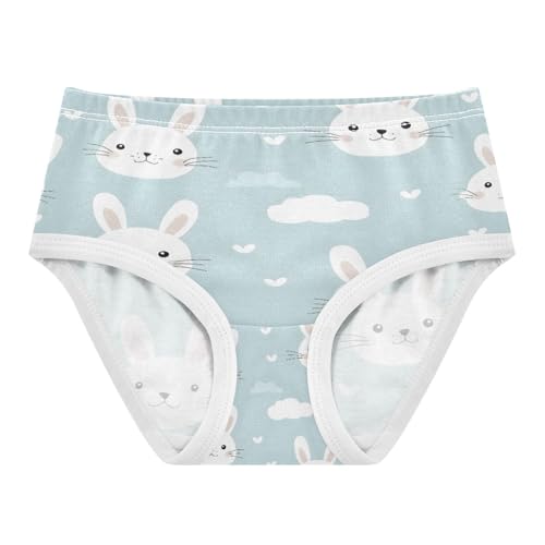 senya Girl's Underwear Comfort Cotton Panties Briefs Toddler Undies Rabbit Heads