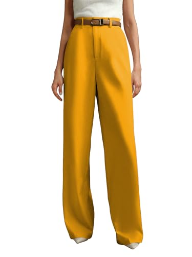 Image of KERI PERRY Trousers for Woman Pants Women's Formal Office Korean | Black Beige Track Pant | Straight | Cotton Spandex Stretchable Trouser | High-Waisted Bottom Wear