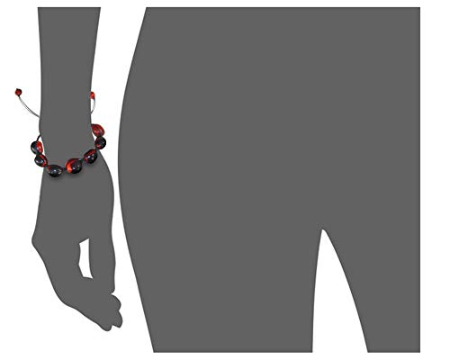 Image of EVELYN BROOKS Adjustable Macrame Ethnic Unisex Good Luck Bracelet w /Meaningful Good Luck Huayruro Seed Beads - Great gifts for HIM & for HER