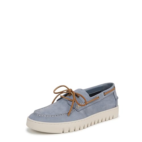 Vionic Uptown Boat Sneaker Uomo, Foschia Blu Vintage, 13.5 Wide