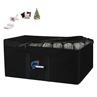 SIRUITON 175 x 75 x 55 cm Gartenkissen-Aufbewahrungstasche, Terrassenkissen-Tasche, Weihnachtsbaum-Aufbewahrung, 600D wasserdichte Oxford-Stoff, UV-beständig, mit Griff und Reißverschluss