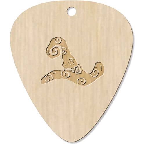 Azeeda 7 x ‘Chapeau de Sorcière’ médiator/pic de Guitare (GP00026692) - Les Beatles, Paul McCartney, John Lennon, RIngo Starr, George Harrison Azeeda 7 x 'Chapeau de Sorcière' médiator/pic de Guitare (GP00026692)
