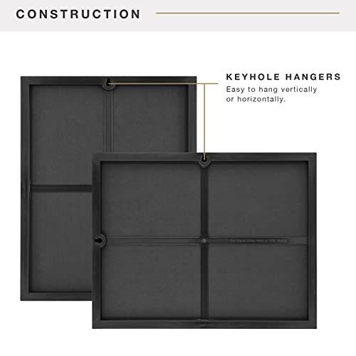 Image of MCS Format Frame Front Loading Gallery Wall Frame Set, 11x14, 6 Pack, Black