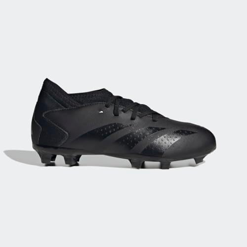 adidas Predator Match Unisex-Child Shin Guards Accuracy.3 Firm Ground Black/Black/White 4.5 | Image 1