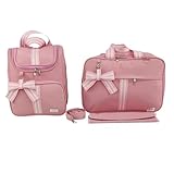 BOLSA MATERNIDADE DE LUXO MENINA (Rosa)