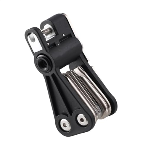 Obesntln Herramientas para motocicleta, kit de combinación de herramientas portátiles, herramienta de corte de cadena, herramientas de bolsillo plegable para motocicleta, camping, bicicletas,