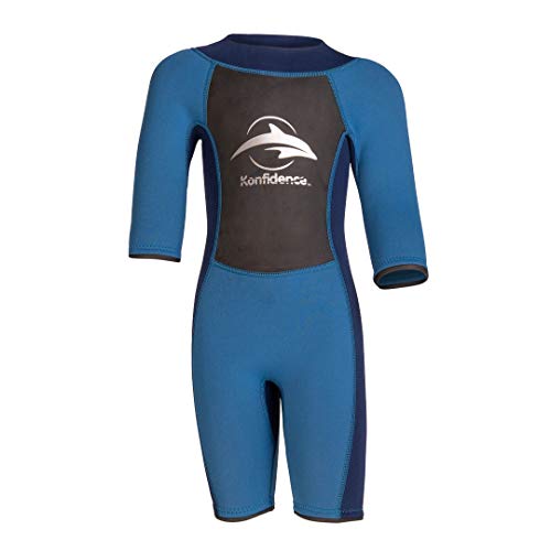 Konfidence Shorty Wetsuit - Blue - 9-10yrs - L