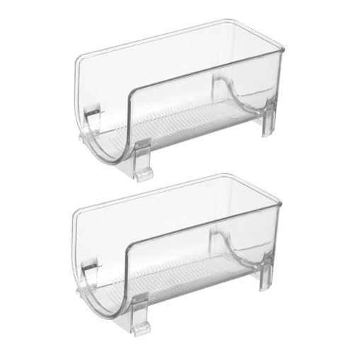 SOLUSTRE 2 Piezas Botellero Apilable de Transparente Organizador de Botellas para Cocina y Barra Soporte de Exhibición Multifuncional para Vino y Frutas para Hogar y Oficina