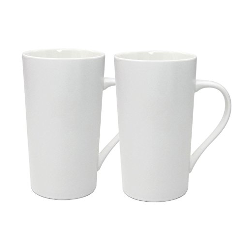 YINUOWEI 20oz Porcelain Coffee Mugs Set Large Ceramic Handled Milk Mug Drinking Cups