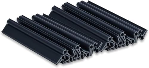 WDB - Befestigungsclips Klemmschienen für Sichtschutzstreifen - Sichtschutz/Windschutz für Garten und Zaun – Doppelstabmattenzaun - für Premium Line,...