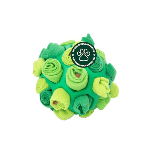 Reggie Forager Ball for Dogs | Interactive Treat Dispensing Toy for Mental Stimulation | Reduces Boredom, Stress & Hyperactivity | Enrichment Ball for All Dog Breeds & Sizes | Durable & Washable