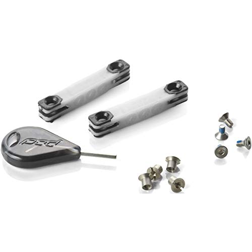 Pod Set unisex per adulti con chiusura a sinistra + set di viti (per sempre, nero, sistema operativo