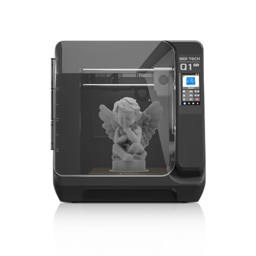 QIDI TECH Q1 Pro Imprimante 3D,imprimantes 3D haute vitesse 600mm/s avec mise Ã  niveau automatique,moteurs indÃ©pendants Ã  double axe Z,chambre chauffante 60â,350â Buse haute tempÃ©rature,245*245*240 mm