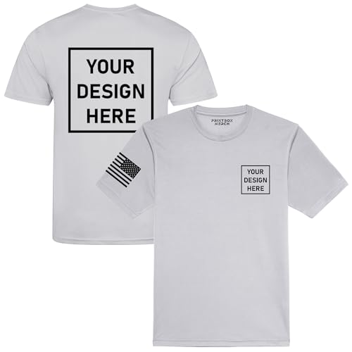 Custom Shirts for Men & Women, Dry Wicking Shirts for Men, UV Moisture Wicking Shirt, Construction Sun Protection Workwear Black2