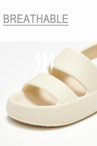 Image of AUSLAND Women's Waterproof Sandals with Cloud Platform Sole Non-Slip Hiking & Sport Sandals w /Back Strap Water Shoes for Women Outdoor Summer 90121