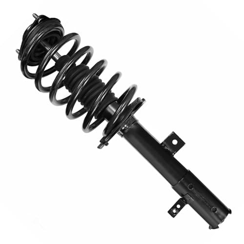 Image of Detroit Axle - 4WD Front Struts for 11-17 Jeep Patriot 2011 2012 2013 2014 2015 2016 2017, Complete Struts with Coil Spring Shocks Assembly Replacement