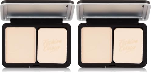 Image of Fashion Colour Platinum Perfect Match Face Powder With Mirror + Powder Puff | Velvety Formula | Matte Finish | Upto 11 hrs of Lightweight Coverage(FC15, 10g) (Pack of 2)